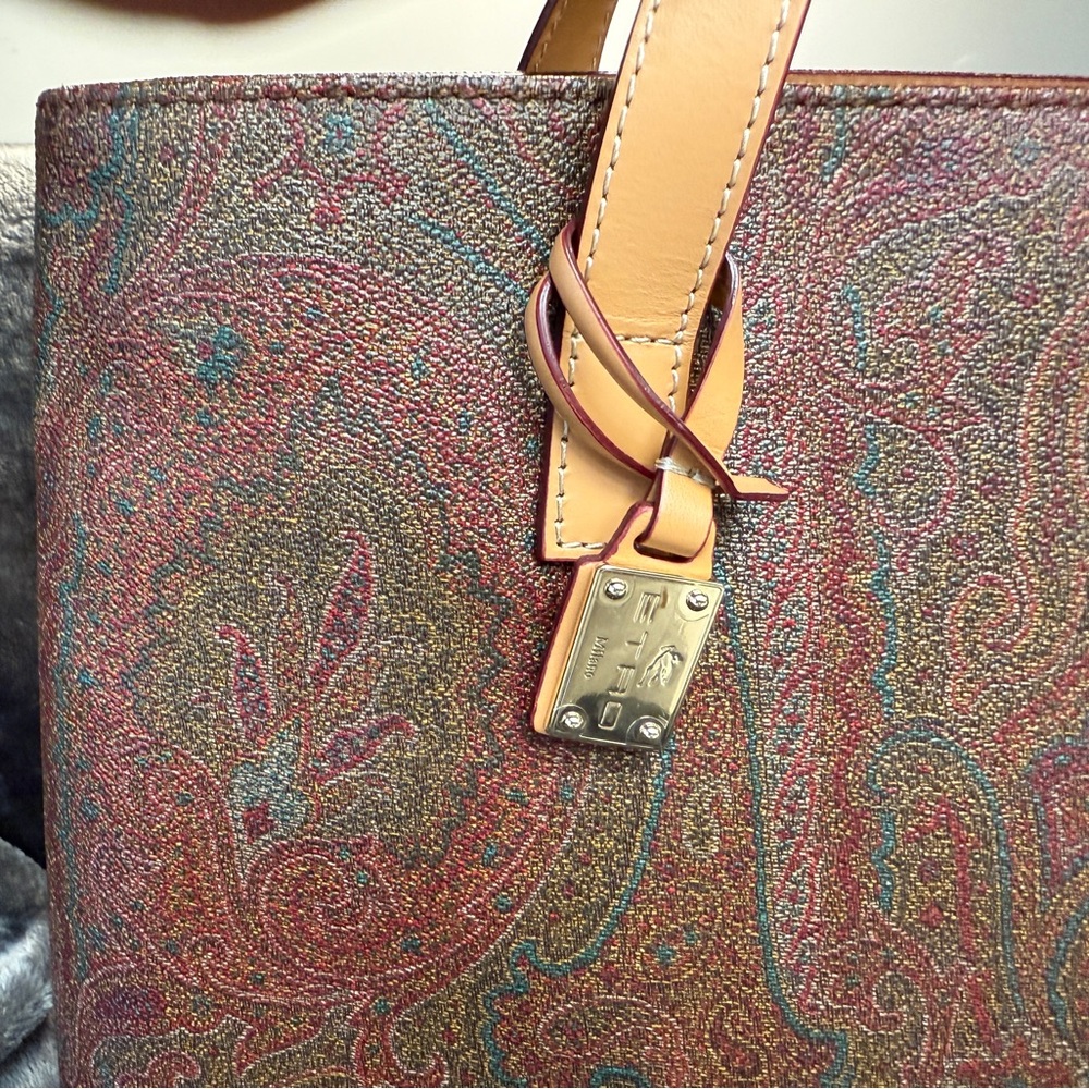 Etro Milano Paisley Tote PRISTINE - Picture 3 of 10